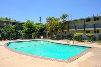 Swimming Pool at Fashion Lane Apts, El Monte
